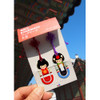 Package for Korean traditional couple bookmark set