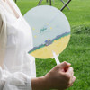 B - Jeju island round hand fan