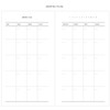 Monthly plan - Plan and record spiral 100 days undated daily planner
