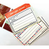 Post 4 colors label sticker set
