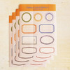 Vintage label deco sticker ver.2