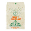 Vintage green holiday gift bag envelope set
