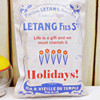 Vintage Style - UNIVERSAL CONDITION Vintage Blue Holiday Gift Bag Envelope Set