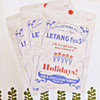 Set of 4 Bags - UNIVERSAL CONDITION Vintage Blue Holiday Gift Bag Envelope Set