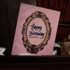 Antique Design - UNIVERSAL CONDITION Indi Pink Vintage Antique Frame Greeting Card Set with Clear Stickers