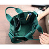 Dark green - Travelus travel bucket shoulder bag