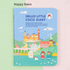 Happy town - 2018 Hello little coco dated monthly diary scheduler 