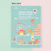 Blue land - 2018 Hello coco dated monthly diary scheduler