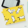 Duck - Jam Jam toilon pattern rectangular pouch