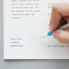 Weekly / Daily - Slow and steady moon 4 month undated planner 