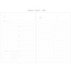 Weekly / Daily - Slow and steady moon 4 month undated planner 
