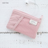 Indi pink - A low hill basic mesh pocket small pouch