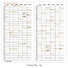 Yearly checklist - 2018 Simple dated handy weekly planner scheduler 