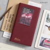 Burgundy - Awesome instax mini slip in photo album