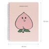 Size of Jam Jam spiral drawing notebook