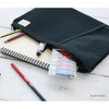 Bluish green - A low hill basic mesh pocket file pouch