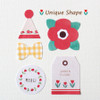 Gentle Wave unique shape deco sticker sheets