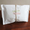 Gift package decorated with floral masking tape stickers