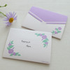 Morning Glory pattern small folded card