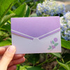 Morning Glory pattern small folded card