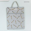 Matchstick - Jam Jam pattern zipper large tote bag