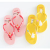 Pink, Yellow - Moomin women's flip flop