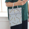 Matchstick - Jam Jam pattern zipper small tote bag