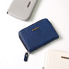 Simple zippered accordion card wallet