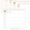 Monthly plan - 2018 Prism slim monthly dated planner scheduler