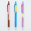 Ice cream knock retractable black ballpoint pen 0.38mm