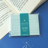 Mint squared manuscript paper sticky memo note 