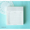 To do list - Time frame To do list memo pad
