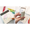 Detail of Time frame To do list memo pad