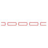 Deco 0.59"X11yd single masking tape - Name tag 