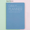 Aqua marine - Simple and basic undated daily planner
