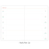 Yearly plan - Arpress pattern undated monthly journal diary