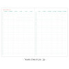 Yearly checklist - Arpress pattern undated monthly journal diary