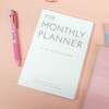 2018 Pastel pink dated monthly planner