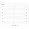 Yearly plan - 2018 Basic dated weekly planner scheduler