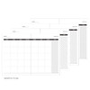 Monthly plan - Arcane undated weekly diary scheduler