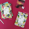 Tropical, Yellow flower - Arcane undated weekly diary scheduler