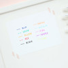 Colors of 10 Colors double ended color gel pen