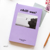 Violet - Chill out undated weekly planner