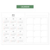 Calendar -  - 2018 Coconut small dated weekly diary scheduler 