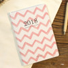 Pink - 2018 Spring come pattern dated monthly planner