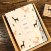 Deer & Fox - 2018 Spring come pattern dated monthly planner