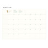 Monthly plan - Notable memory B5 small dated monthly planner