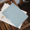Smoky blue - Notable memory B5 small dated monthly planner