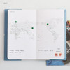 Map - 2018 Cloud story dated weekly diary scheduler 
