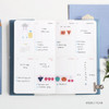 Weekly plan - 2018 Cloud story dated weekly diary scheduler 
